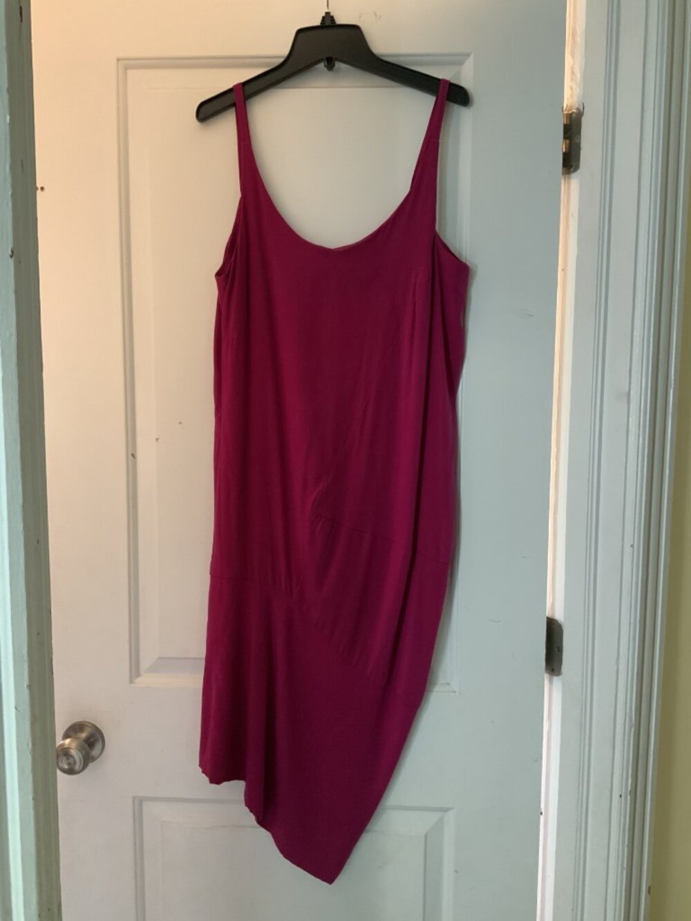 Karen Zambos Purple Dress